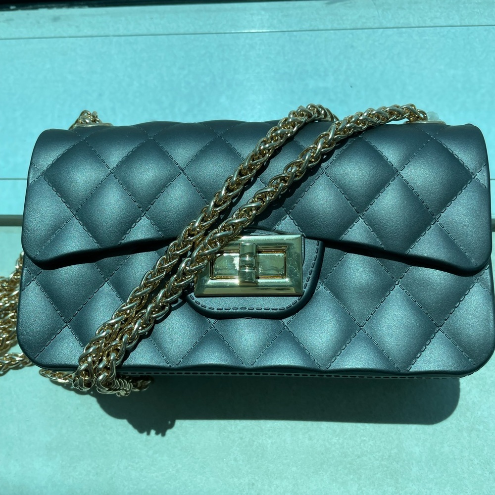Jelly Crossbody Steel Grey Bag